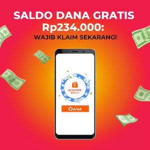 Generate an eye-catching, high-quality featured image prompt for a blog post about: Saldo DANA Grati